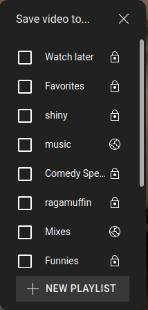 Save videos pop-up